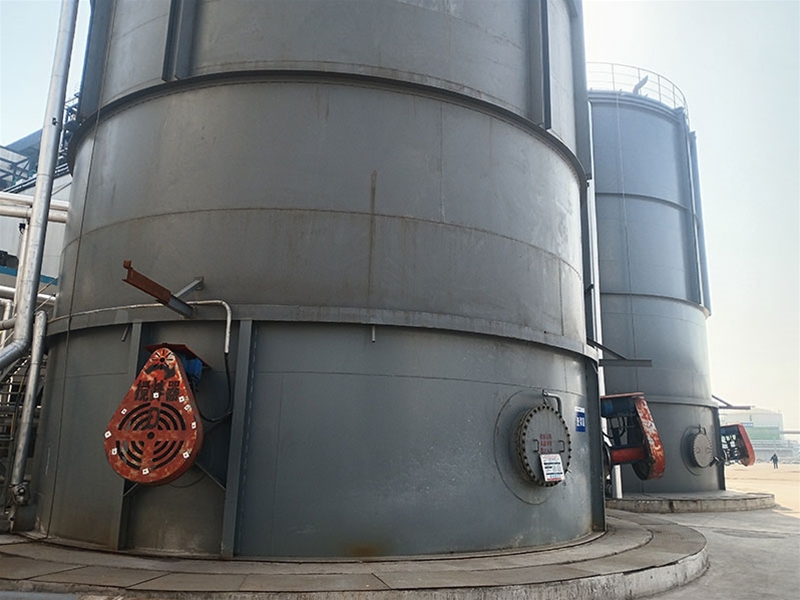 塔側(cè)攪拌裝置現(xiàn)場(chǎng)